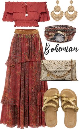 Look Hippie Chic, Boho Fits, Look Boho Chic, Mode Tips, Mode Hippie, Boho Summer Outfits, Earthy Outfits, Estilo Hippie, Boho Style Outfits