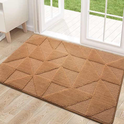 OLANLY Door Mats Indoor, Non-Slip, Absorbent, Dirt Resist, Entrance Washable Mat, Low-Profile Inside Entry Doormat for Entryway (32x20 inches, Brown) Tranquil Bathroom, Indoor Door Mat, Indoor Door, Wet Floor, Indoor Door Mats, Indoor Doors, Front Entry, Door Mats, Entrance Doors