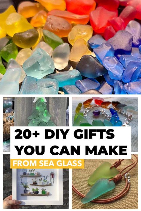 Sea Glass Art Diy How To Make, Seaglass Suncatcher Diy, New Home Pebble Art Ideas, Seaglass Bracelet Diy, Seaglass And Pebble Art, What To Make With Sea Glass Ideas, Sea Glass Gifts Diy, Making Sea Glass Jewelry, River Glass Crafts