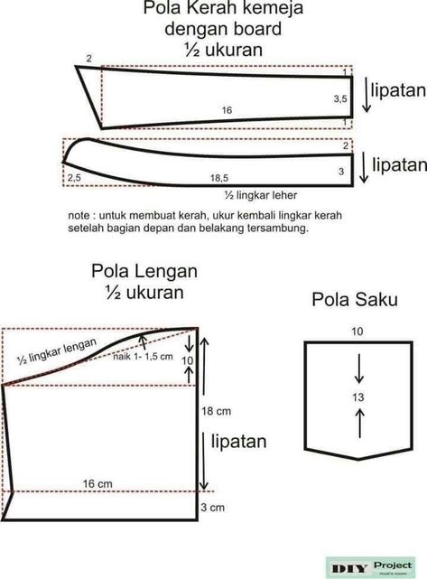 Pola Kerah Kemeja, Pola Dasar, Fashion Sketch Template, Pola Blus, Mens Shirt Pattern, Sewing Men, Mens Sewing Patterns, Basic Dress Pattern, Kemeja Lelaki