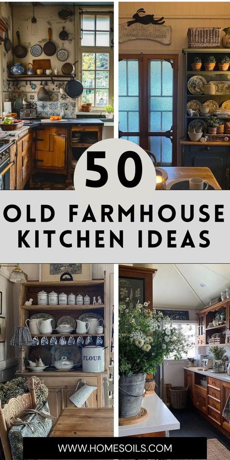 Discover 50 old farmhouse kitchen ideas to bring rustic charm to your home. Explore vintage decor, antique accents, and cozy designs perfect for creating a warm, inviting space. Transform your kitchen with these inspiring farmhouse ideas. Farmhouse Kitchen With White Countertops, Modern Farmhouse Chic Kitchen, Farmhouse Kitchen Remodel On A Budget, Farmhouse Kitchen Renovation Ideas, Joanna Gaines Kitchen Designs, Farmhouse Kitchen Cabinet Ideas, Kitchen Inspo Modern Farmhouse, Old Farmhouse Kitchen Ideas, Small Modern Farmhouse Kitchens