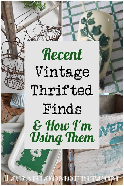 Vintage Repurposed Items, Thrift Decor, Vintage Booth Display, Vintage Metal Trays, Thrift Store Upcycle, Thrifted Decor, Thrift Store Diy, Thrifted Home Decor, Vintage Vignettes