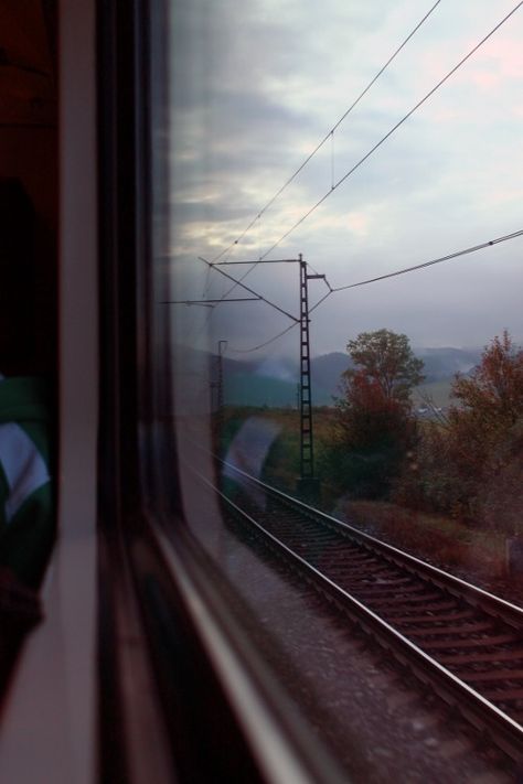 train Train Window, Power Lines, Train Photography, Radiohead, Train Travel, Sky Aesthetic, Instagram Story Ideas, The Train, A Train