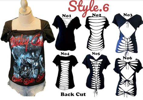 Band Tee Diy, Diy Band Tee, Band Tees Diy, Bleached Tank Top, Shredded Shirt, Diy Halter Top, Distressed Band Tee, Diy Cut Shirts, Rock Band Tees