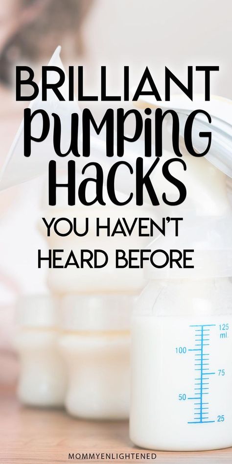 If you're looking for pumping hacks and tips, you'll find tons of amazing insight from these fellow mom bloggers who remember what advice and hacks helped make their pumping and/or breastfeeding journey easier! #mommyenlightened #pumping #pump #breastpump #breastfeeding #feedingbaby #newmom Pumping Hacks, Pumping Tips, Pumping At Work, Motherhood Tips, Exclusively Pumping, Mommy Tips, Pumping Moms, Baby Facts, Fantastic Baby