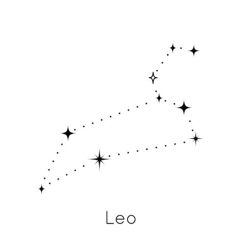 Leo Sign Constellation, Small Leo Constellation Tattoo, Constations Tattoo, Leo Constellation Drawing, Leo Zodiac Tattoos Constellation, Leo Star Sign Tattoo Constellations, Lion Constellation Tattoo, Leo Zodiac Star Constellation, Leo Constalation