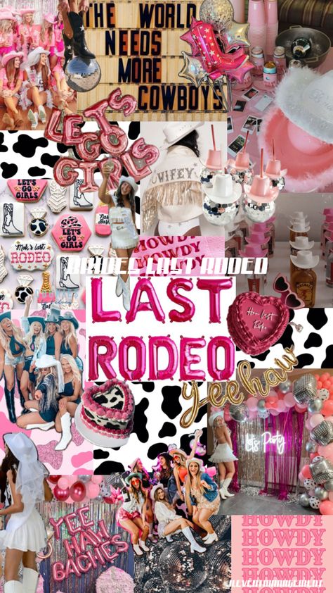 Brides last rodeo bachelorette party / hens night theme! Hens Night Theme, Brides Last Rodeo, Night Party Theme, Bachelorette Outfit Themes, Last Rodeo Bachelorette Party, Rodeo Bachelorette Party, Last Rodeo Bachelorette, Bachelorette Party Planner, Hen Night Ideas