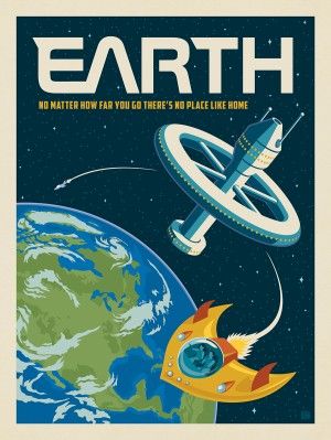 Space Tourism Posters, Retro Space Posters, Vintage Space Poster, Space Travel Posters, Planet Poster, Earth Poster, Space Tourism, Anderson Design Group, Retro Illustrations