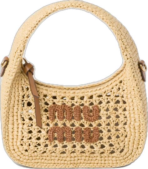 Woven Raffia, Dolce E Gabbana, Pocket Bag, Ballet Flat Shoes, Lalique, Hobo Bag, Crochet Bag, Valentino Garavani, Miu Miu