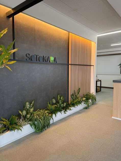 Office Lobby, Office Building, Lobby, Building, The World, Plants, Wall, Design