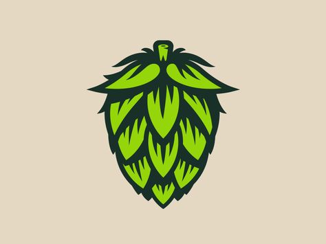 Hop Tattoo, Beer Logo Design, Beer Tattoos, Beer Images, Hops Plant, Brewery Ideas, Beer Illustration, Beer Hops, Coffee Shop Bar