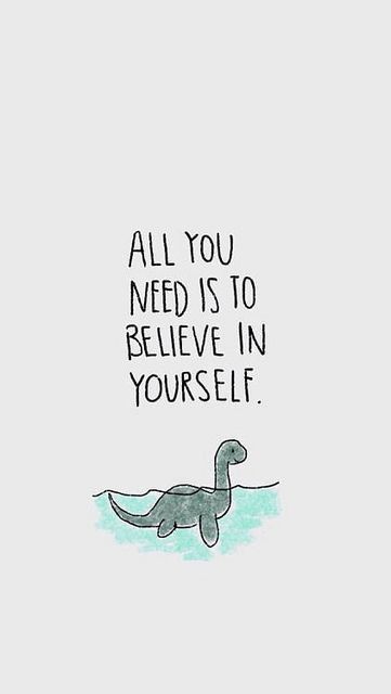 All you need is to believe in yourself. Inspirational Quotes For Teens, Inspirational Quotes Wallpapers, Best Inspirational Quotes, Believe In Yourself, Self Quotes, الرسومات اللطيفة, Quote Aesthetic, Cute Quotes, Positive Thoughts