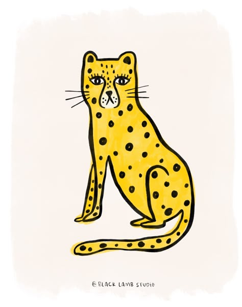 Cheetah Illustration Cheetah Illustration, Illustration Stationery, Planet Drawing, Bad Drawings, Patterns Illustration, Maximalist Wall Art, Cool Wall Art, Arte Inspo, Colorful Patterns