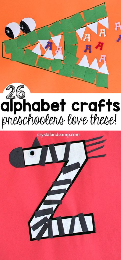 Letter of the Week Crafts for Preschoolers Letter Of The Week Crafts, Letter Crafts, Crafts For Preschoolers, Alphabet Crafts, Alphabet Activities Preschool, Preschool Letters, Letter Of The Week, Letter Activities, Alphabet Preschool