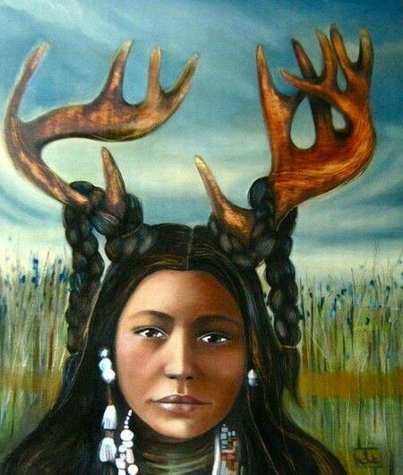 Tracy, a Deer Woman. Deer Woman, Native American Myths, Native American Mythology, American Mythology, Oh My Goddess, Shape Shifting, Sacred Feminine, Native American Heritage, A Deer