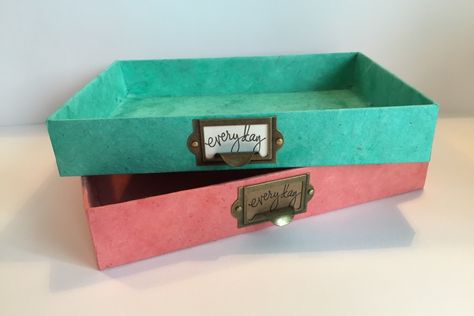 Upcycle an iPad Box | DIY Tutorial – Pepper and Pine Upcycled Boxes, Junk Crafts, Iphone Box, Diy Shabby Chic Furniture, Diy Box Crafts, Box Crafts, Paper Dolls Diy, Diy Office, Nativity Crafts