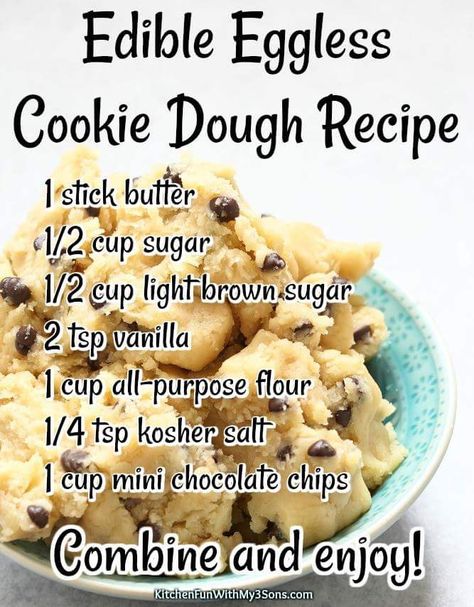 Eggless Cookie Dough Recipe, Eggless Cookie Dough, Eggless Cookie, Edible Cookie Dough Recipe, Cookie Dough Recipe, Cookie Dough Recipes, Edible Cookies, Edible Cookie Dough, Mug Recipes