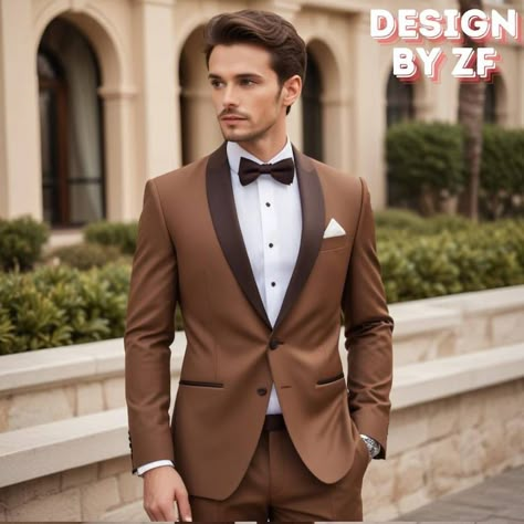 Brown Coat Pant For Men, Dark Brown Suit Men, Brown Coat Outfit Men, Dark Brown Coat Outfit, 2 Piece Suits For Men, Brown Groomsmen Suits, Trending Suits, Brown Groomsmen, Brown Coat Outfit