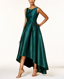 Emerald Green Tea Length Dress, Emerald Green High Low Dress, Green Gowns, High Low Ball Gown, Emerald Green Prom, Wedding Guest Gown, Prom Dress Green, Emerald Green Prom Dress, Wedding Guest Gowns