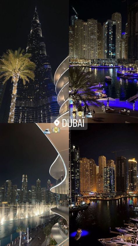 Dubai Dream Life, Vision Board Places To Visit, Vision Board Dubai, Dubai Vision Board, Dubai Collage, Dubai Travel Aesthetic, Travel Aesthetic Dubai, Holiday Dubai, Travel To Dubai