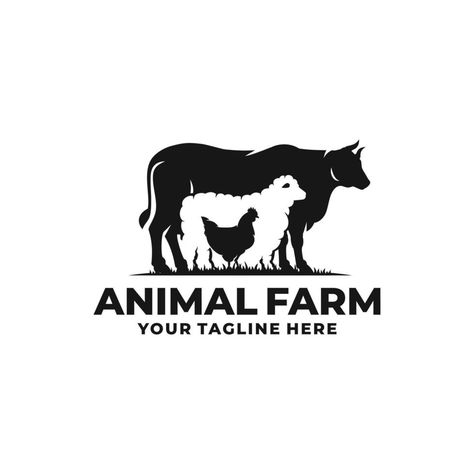 Farm animal logo vector Farm Animal Logo Design, Farm Animals Vector, Human Body Vocabulary, Farm Logos, Oasis Logo, Logo Racing, Farm Logo Design, Logo Animal, Logo Instagram