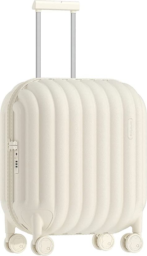 Luggage Aesthetic, Lightweight Carry On Luggage, Bread Design, Cute Suitcases, Cute Luggage, Airport Fits, Lightweight Suitcase, Lightweight Luggage, Aesthetic Bags