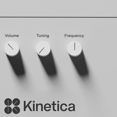 Second Eight on Instagram: "Kinetica Branding Design Kinetica is a music sequencer program that can also be used as a live music build and a digital audio studio. With an intuitive interface that does not restrict your creativity. Kinetica got its name from motion, which served as the source of inspiration for the entire brand, beginning with the visual language of moving parts and ending with the symbol. The buttons on the old-school controllers that let you adjust the channels, voice effect Brand Language, Music Branding Design, Audio Branding, Logo Design Studio, Music Studio Branding, Audio Logo, Audio Logo Design, Audio Video Logo, Music Studio Logo