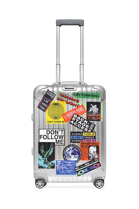 Rimowa Luggage, Suitcase Bag, Travel Stickers, Almost Famous, Bags Travel, Suitcases, Personal Marketing, Cool Suits, Travel Accessories