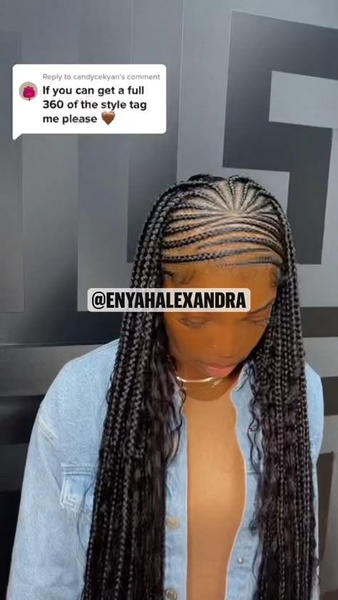 @EnyahAlexandra in 2022 | Single braids, Black women hairstyles, Braided cornrow hairstyles Creative Cornrows, Braids Black Women Hairstyles, Braided Cornrows, Braids Black Women, Nails Paint, Cornrows Braids For Black Women, Hair Styling Ideas, Braided Hairstyles For Black Women Cornrows, Big Box Braids Hairstyles