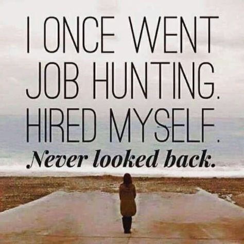 I once went job hunting - hired myself - never looked back! <3 Seriously the best decision I could have ever made!  #RealTeam is looking for Health Ambassadors!  For more information you can pop me a PM leave a comment or have a look at my website! :D  www.Tracey.RealTeamRealSuccess.com  #RealVegan #RealLoser #RealHealth #RealGains #RealBusiness #RealOpportunity #VeganProtein #WholeFood #PlantBased #Nutrition #VeganProducts #JobOpportunities #JoinOurTeam #BeYourOwnBoss #Vegan #Health #Success Self Employed, Babe Quotes, Own Boss, Never Look Back, Job Hunting, Be Your Own Boss, A Quote, Business Quotes, Looking Back