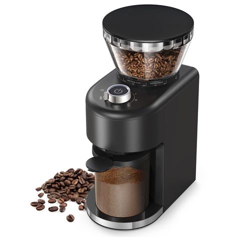 Coffee Grinder Electric, Conical Burr Coffee Grinder with 35 Grind Settings, Adjustable Burr Mill Coffee Bean Grinder for Esp Iced Coffee Maker, Burr Coffee Grinder, Coffee Grinder Electric, Espresso Grinder, Coffee Bean Grinder, Coffee Grinders, Amazon Coffee, Manual Coffee Grinder, Automatic Coffee Machine