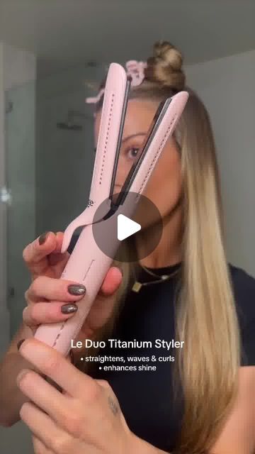 L’ange Hair on Instagram: "Curls that last for days using Le Duo from L'ange 🤍" Lange Airflow Styler, How To Curl Long Hair With Lange Le Duo, How To Curl Hair With Lange Straightener, L’ange Hair Tutorial, Lange Duo Curls, Lange Hair Straightener, L’ange Le Duo Tutorial Short Hair, Lange Hair Tools Le Duo Tutorial, Lange Curling Iron