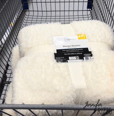 Easy Faux Sherpa Covered Couch - Jennifer Rizzo Faux Fur Sofa Cover, Blanket To Cover Couch, Covering Couch With Blanket, Sherpa Sofa Living Room, Blanket As Couch Cover, How To Cover Couch With Blankets, Couch Cover Blanket, Diy Sherpa Chair, Cover Couch With Blanket