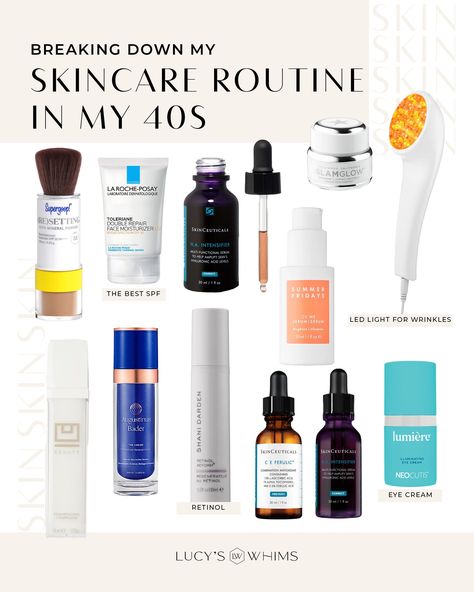 Best Skincare Products For 40s, Skin Care Routine Steps Over 40, 40 Skin Care Over 40, Best Skincare Routine Late 30s, 40s Skin Care, Nighttime Face Routine Skincare, Night Time Skin Care Routine Over 40, Skincare In Your 40s Anti Aging, Ultimate Skin Care Routine