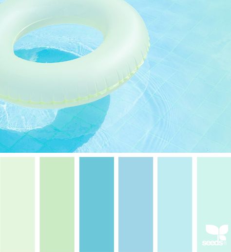 Blue Summer Color Palette, Relax Color Palette, Blue Green Color Palette, Color Palette Summer, Summer Colour Palette, Summer Color Palettes, Light Palette, Summer Palette, Palette Design