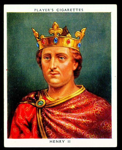 https://flic.kr/p/7WWggV | Cigarette Card - King Henry II | Player's, Kings & Queens of England (large size) 1935. No5 Henry II (reigned 1154-89) The Lion In Winter, House Of Plantagenet, Young Henrys, English Monarchs, Eleanor Of Aquitaine, Queens Of England, Lady Jane Grey, Alfred The Great, King Of England