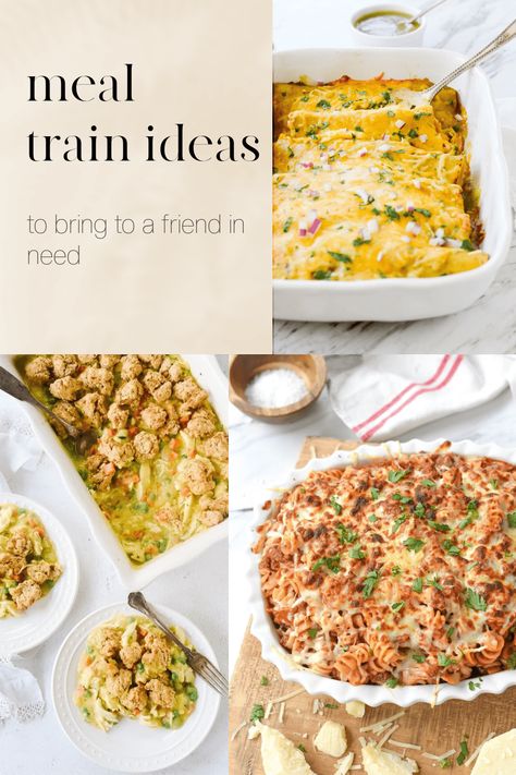 Low Carb Meal Train Ideas, Best Meal To Bring Someone, Mexican Meal Train Ideas, Healthy Meals To Take To Someone, Easy Dinner For Meal Train, Dinner To Share With Friends, Bring Them A Meal Ideas, Meal Train Casseroles, Meals For Meal Train Families