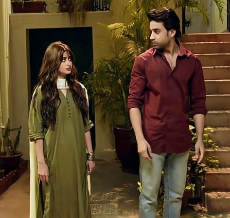 Sajal Ali Kuch Ankahi Outfits, Kuch Ankahi Sajal Ali Dress, Shaadi Aesthetic, Bin Roye, Random Posters, Suit Aesthetic, Bilal Abbas, Sajal Aly, Ali Dress