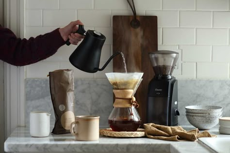 The Founder of Sightglass Walks Us Through His Morning Coffee Ritual Coffee Ritual, Coffee Pour Over, Coffee Being Poured, Pourover Coffee Photography, Pour Over Coffee Photography, Coffee Pour Over Ceramic, Coffee Pour Over Stand, Chemex Coffee, Coffee Shot