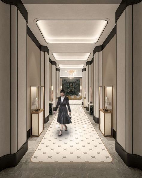 Lift Lobby, Interior Hotel, Hotel Corridor, Elevator Lobby, Lobby Interior Design, Corridor Design, Lobby Interior, Hotel Interior Design, Lobby Design