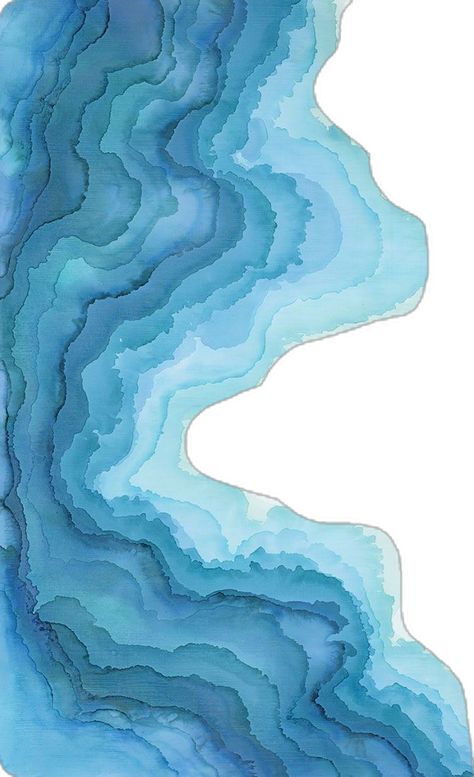 Ocean Waves Design, Sea Collage, Ocean Collage, Sea Elements, Blue Artwork Abstract, Woven Embroidery, Blue Scrapbook, Sea Abstract, Blue Collage