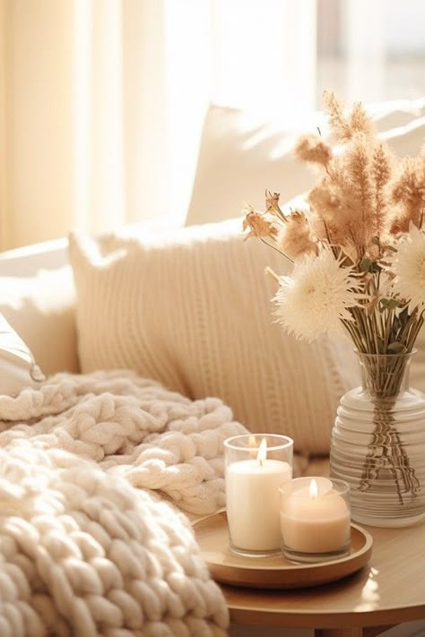 Spa Like Bedroom, Candle Photography Ideas, Cosy Aesthetic, Beige Home, Meditation Candles, Candles Photography, Best Meditation, Candle Aesthetic, Winter Decoration