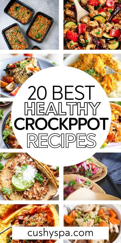 Discover our easy crockpot meals collection that's perfect for busy weeknights, lunches and dinners, all made simple in the easy-to-clean crockpot! Say hello to delicious, healthy recipes to make that will make your meal planning a breeze! Delicious Healthy Crockpot Dinners, Healthy Crockpot Snacks, Healthy Comfort Crockpot Meals, Clean Eating Recipes For Dinner Crockpot, Crockpot Meals For 2 Healthy, Quick Easy Healthy Crockpot Meals, Healthy Sunday Crockpot Meals, Crockpot Recipes For Lunch, 2 Hr Crockpot Meals