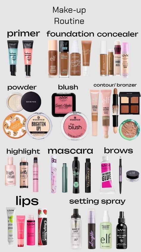 Makeup Cantik, Essence Makeup, Makeup Order, Simple Makeup Tips, Makeup List, Makeup For Black Skin, Makeup Artist Tips, Makeup Help, Smink Inspiration