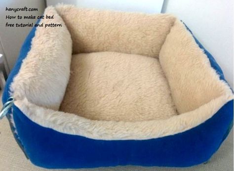 Here's the pet bed free sewing pattern and tutorial. This bed is washable in washing machine at 30-40 Centigrade degree. Also, so comfortable and easy to sew this pet bed. Pet Bed Diy, Dog Bed Sewing Pattern, Pet Bed Pattern, Cat Bed Pattern, Diy Cat Bed, Diy Pet Bed, Tutorial Sewing, Pet Sweaters, Washable Dog Bed