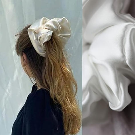 Large Satin Scrunchies Oversized Scrunchie Jumbo Scrunchies Giant Scrunchie big Silk Scrunchies for Women and Girls (A) Huge Scrunchies, Oversize Scrunchie, Giant Scrunchie, Big Scrunchies, Scrunchie Hairstyles, Hair Envy, White Outfits, Silk Satin, Scrunchies