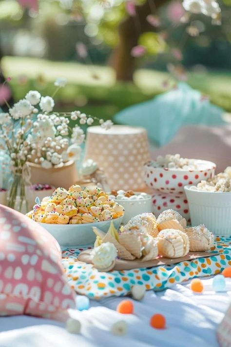 Toddler's Picnic Birthday Bash: Fun &amp; Easy Ideas First Birthday Picnic, Toddler Picnic, Whimsical Picnic, Toddler Birthday Party Themes, Best Picnic Food, Party At The Park, Picnic Birthday Party, Park Picnic, Kids Picnic