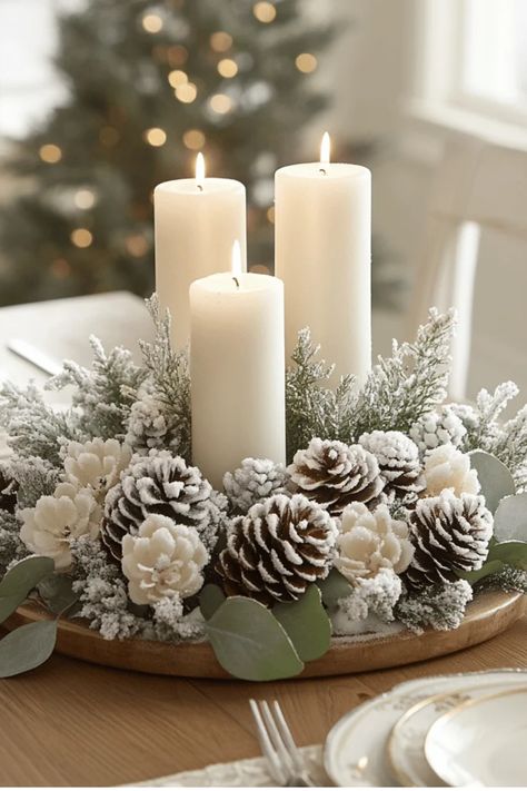 Create a hygge haven with these Scandinavian-inspired winter decor projects. From minimalist wooden trees to cozy knitted accessories, bring Nordic charm to your home. Some of the links in my articles are affiliate links. If you make a qualified purchase from one of my links I will make a small commission at no cost to you. Thank you for your support!!! Winter Decorations Aesthetic, Cozy Farmhouse Christmas Decor, Winter Interior Design Decorating Ideas, Apartment Winter Decor, Non Holiday Winter Decorating, Winter Countertop Decor, Nordic Winter Decor, Minimalist Decorating Ideas For The Home, Winter Interior Decor