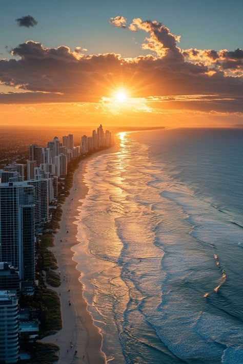 Experience the Thrills of the Gold Coast, Australia 🏄‍♂✨ Visit the vibrant beaches of the Gold Coast, perfect for surfing, swimming, and soaking up the sun. Enjoy a mix of adventure and relaxation. 🌿🏖 #GoldCoast #BeachAdventure #AustraliaTravel #SurfingParadise Beach Destination Wedding Invitations, Africa Beach, Europe Beach, Wedding Invitations Beach, Usa Beach, Wedding Dresses Beach, Australia Beach, Mexico Beach, Beach Destinations