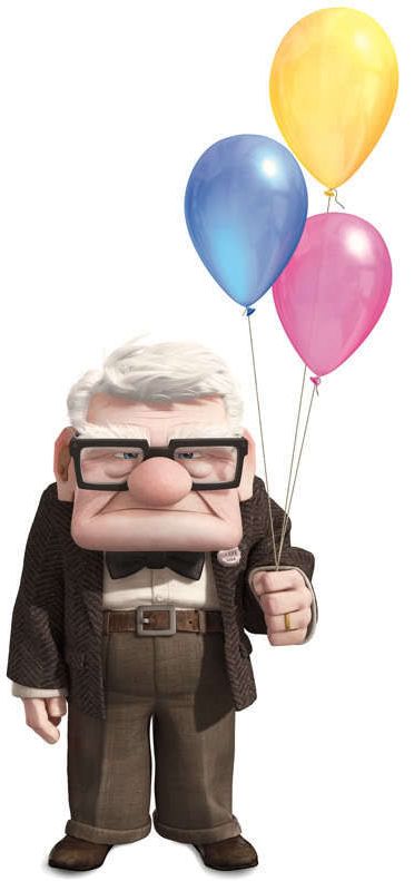 . Old Man From Up, Up Movie Characters, Up Carl Y Ellie, Carl Fredricksen, Up Pixar, Up The Movie, Up Halloween Costumes, Disney Clipart, Disney Pixar Up